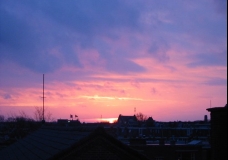 Den Haag Sunset - The Hague, The Netherlands, January 2002