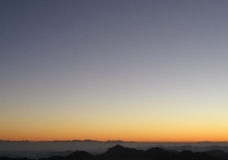 Sunrise from the peak of Mount Sinai I