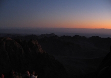 Sunrise from the peak of Mount Sinai III
