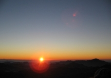 Sunrise from the peak of Mount Sinai V