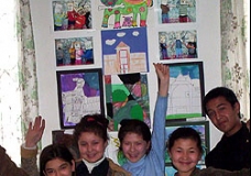 Art work sent to Uzbekistan from Medfort Art Exhibition
