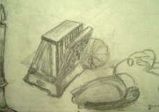 Toaster and Candle