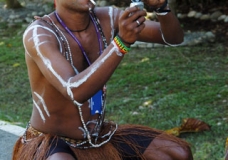 Kamoro Young Man in His Traditional Attire
