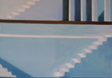 blue landscape