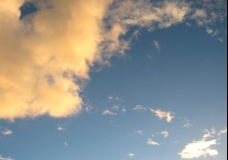 Pittwater Bay - Evening Sky, April 2003