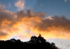 Pittwater Bay - Fire in the Sky - Sydney, Australia, May 2003