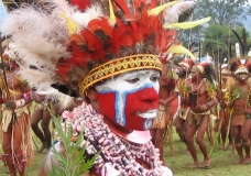 Face Painting in Papua New Guinea