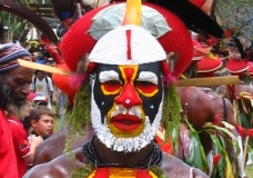 Face Painting in Papua New Guinea