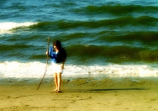 writing on sand #1