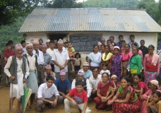 Group photo after Forming CIC in Government Shool of rural Nepal