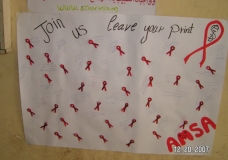 Aids Leave your print