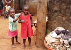 Happy kids in Kibera
