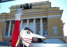 Children with genetic alteration house Pavlovsk