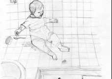 Me as a baby (a self-portrait)