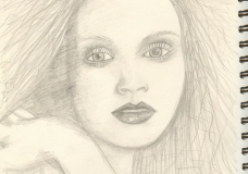 A girl's face