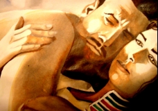 4,600 years anniversary of statues of Rahotep and Nofret (2596 a.C.) Meydum Mastaba