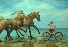 En la playa / Chelin Sanjuan