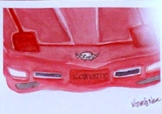 Vehicle Contour Series; Exaggerated Corvette Feature