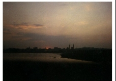 Sunset near Al Qanater