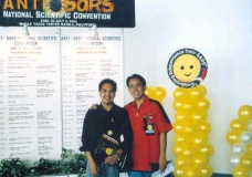 CHOY AT THE ANTISARS NATIONAL SCIENTIFIC CONVENTION WITH JUN BELENCIO OF NYPAA