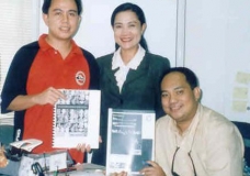 CHOY WITH KUYA POL AND ATE KONG OF THE NATIONAL YOUTH COMMISSION