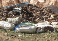 pollution de l'environnement par déchets de fer