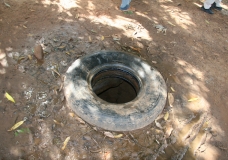 source d'eau impure