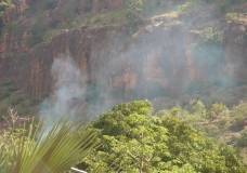 Les feu de brousse,