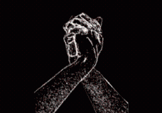 Holding hands to create strong ribbons!
