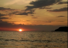 Atardecer en Manuel Antonio