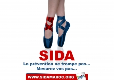 SIDA "La prévention ne trompe pas... Mesurez vos pas..."