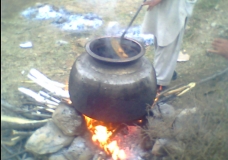 Cooking In Village