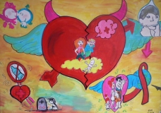 Pintamos el VIHSIDA en el Táchira, Venezuela. 2007