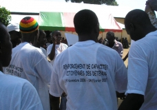 les détenus mineurs de la maison centrale de Conakry en liesse.