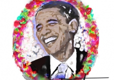 Laughing Obama