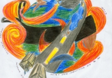 the burning earth