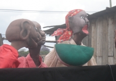 Puppetry for peace project in the slums Part 2