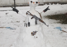 The Afghan snowman