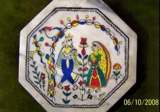 Madhubani on Marble