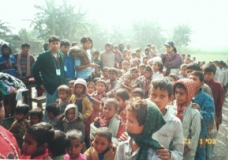CYF volunteer with Rural Children (relief program)