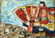 Kiss oil painting Bogomolnik