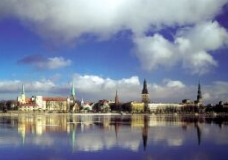 Riga- the capital of Latvia