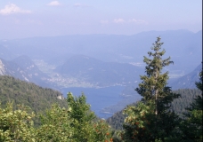 The view on the lake Bled