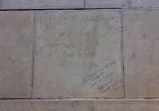 Message on the Pavement