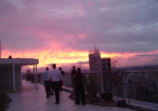 Sunset  for new future to begin
