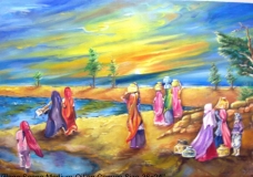 Village scene