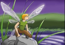 Fairy-Guy on Rock