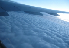 Flying in the sky