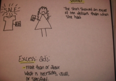 Excess: adj