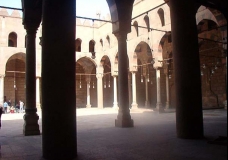 Inside the mosque